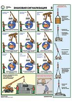 Информационный плакат Безопасность грузоподъемных работ PS-GRUZ-5 (лист №3) (420х600; Пленка самоклеящаяся ПВХ; )